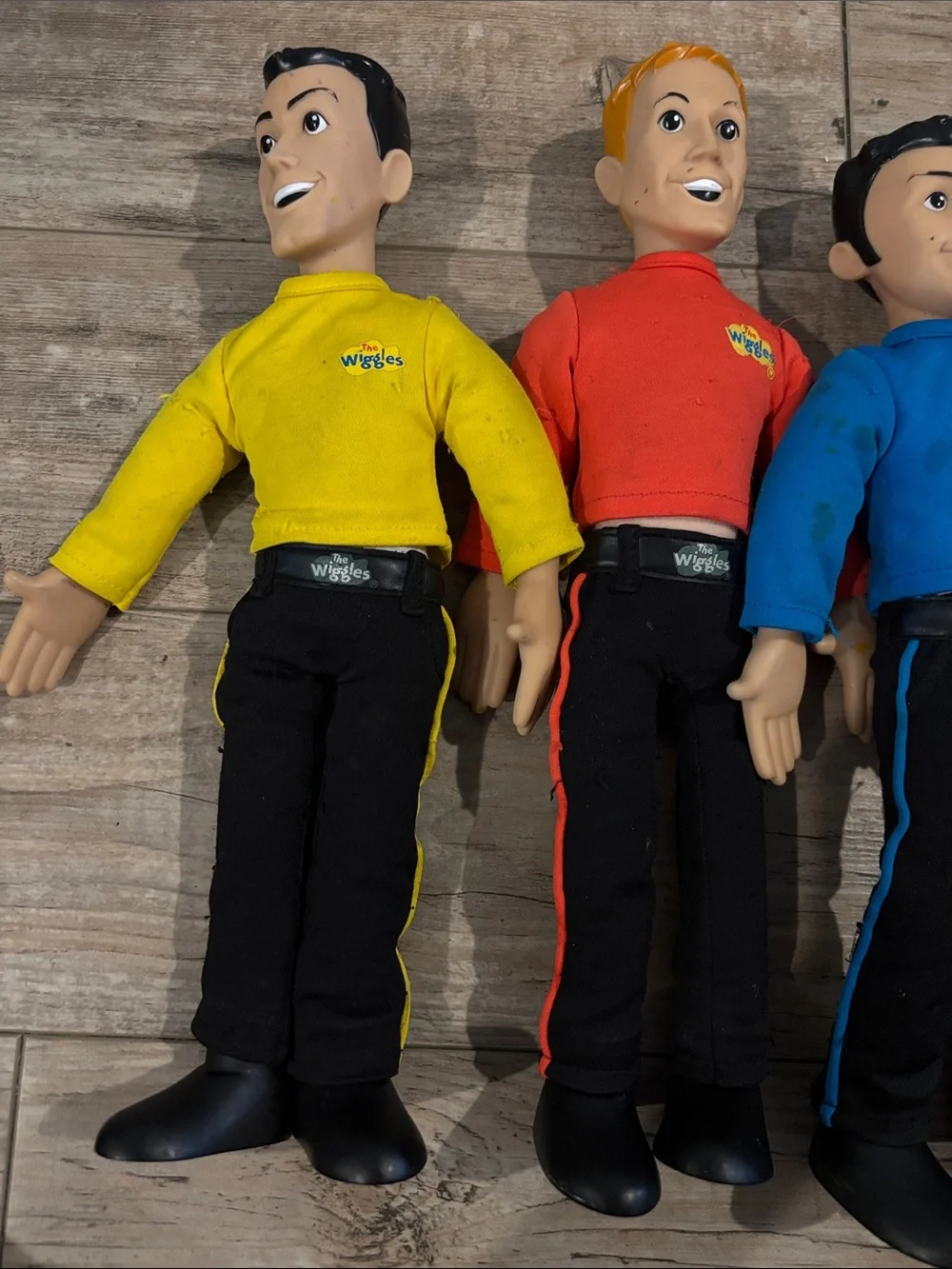 Wiggles Greg, Anthony Murray, Jeff,  15” Singing Dolls 2003 Singing Works